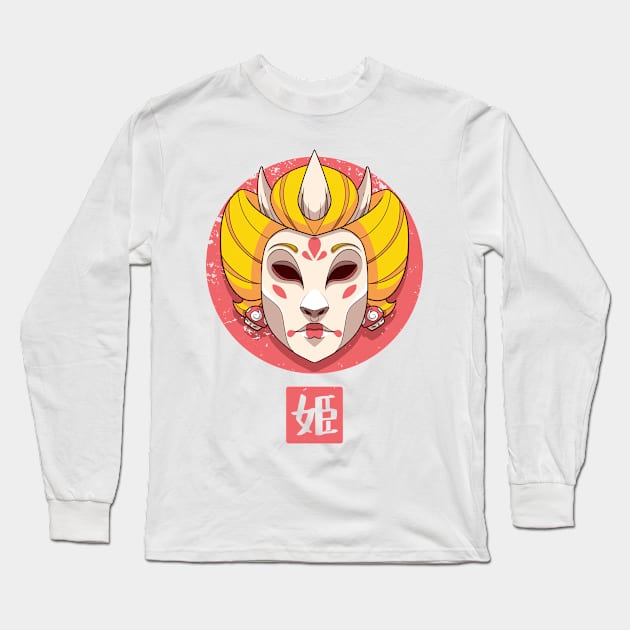 Oni Princess Long Sleeve T-Shirt by TheTeenosaur